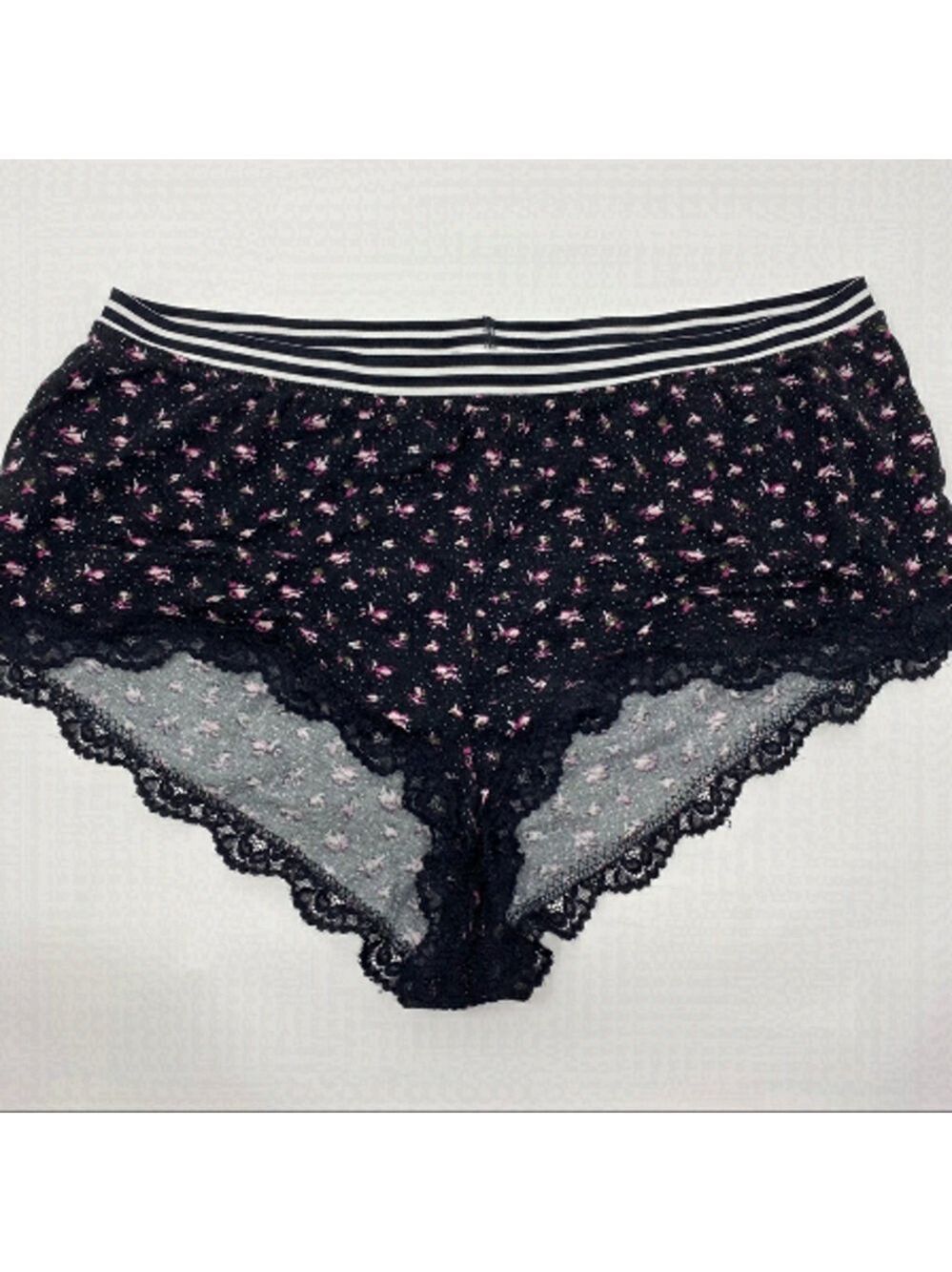 Floral High Bikini Cut Pajama/Pyjama Sleep Shorts